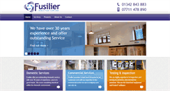 Desktop Screenshot of fusilierelectrical.co.uk